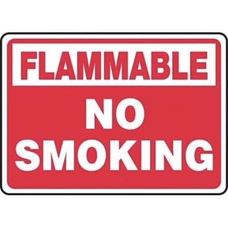 Accuform FLAMMABLE SAFETY SIGN NO SMOKING MSMG529VS MSMG529VS